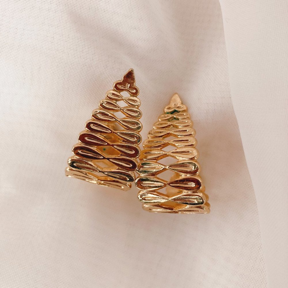Gold Infinity Hoops
